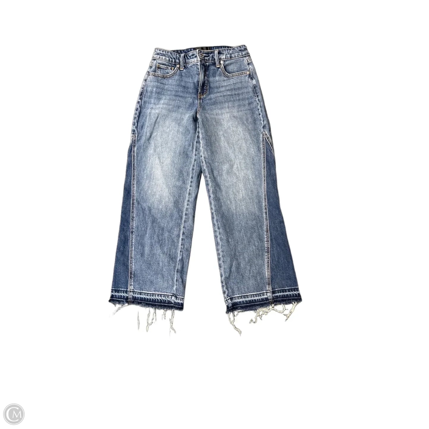Jeans Wide Leg By White House Black Market In Blue, Size: 0