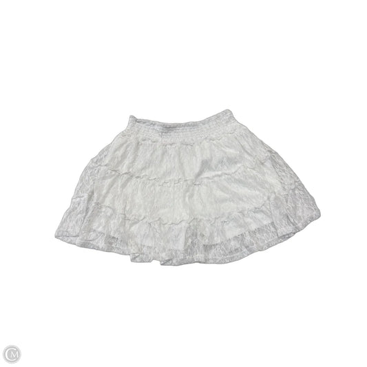 Skirt Mini & Short By Clothes Mentor In White, Size: Xl