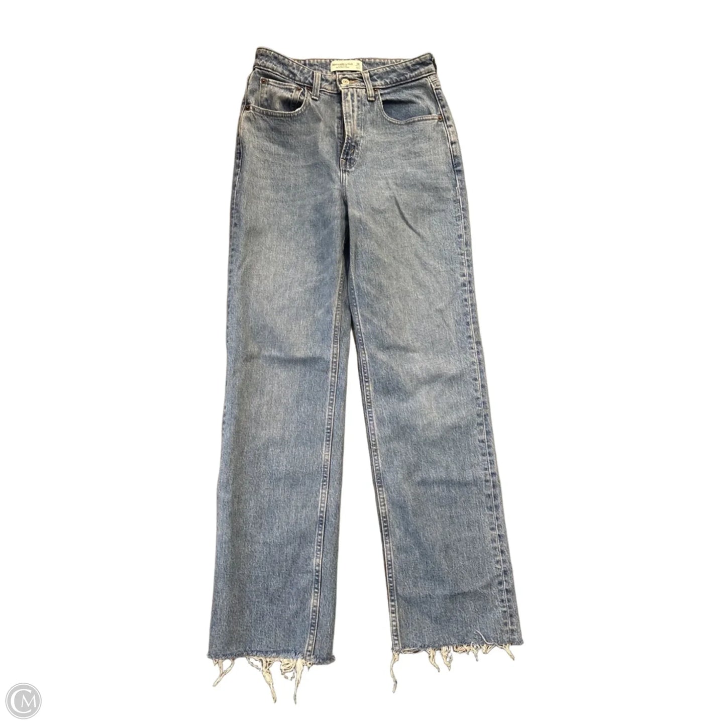 Jeans Straight By Abercrombie And Fitch In Blue, Size: 2