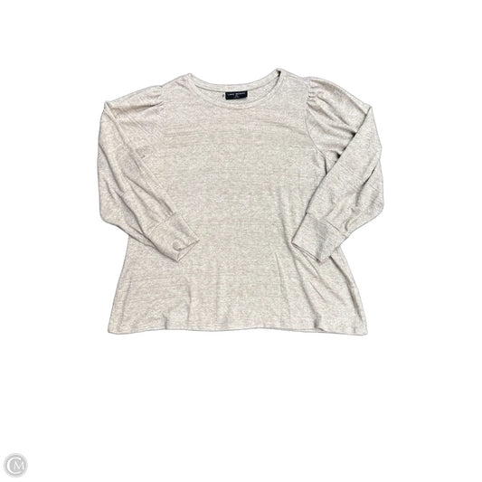 Top Long Sleeve By Lane Bryant In Beige, Size: Xl