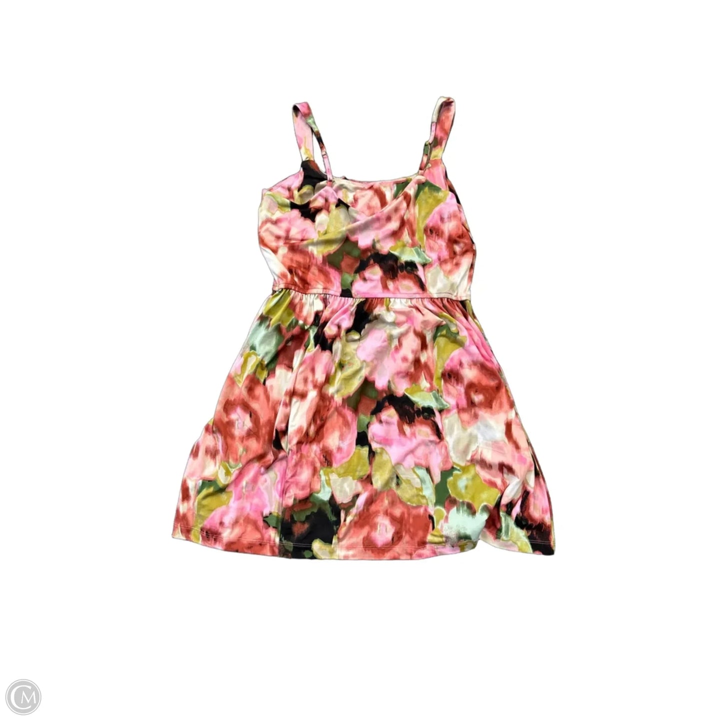 Dress Casual Short By Nine Britton In Floral Print, Size: L