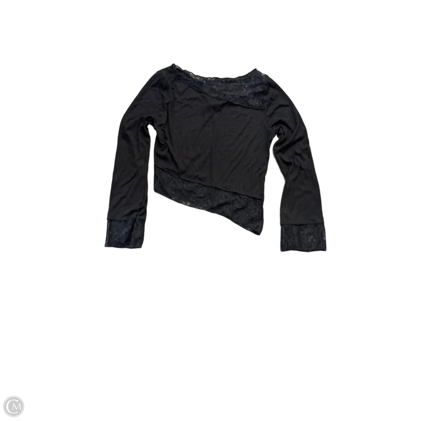 Top Long Sleeve By Clothes Mentor In Black, Size: L