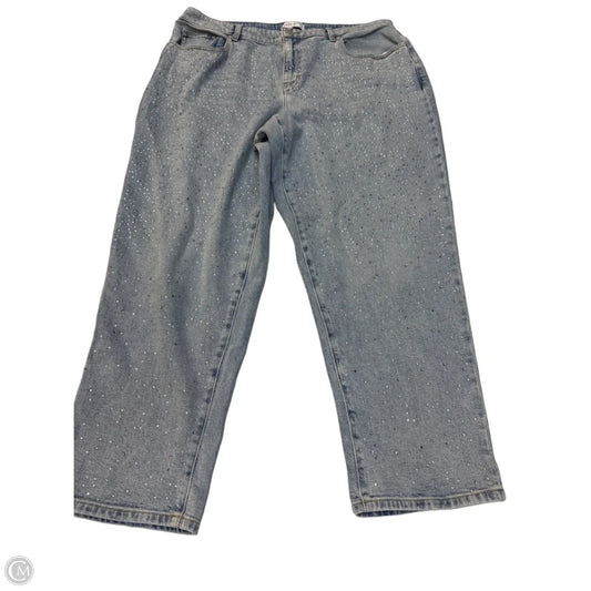 Jeans Straight By Lane Bryant In Blue, Size: 18