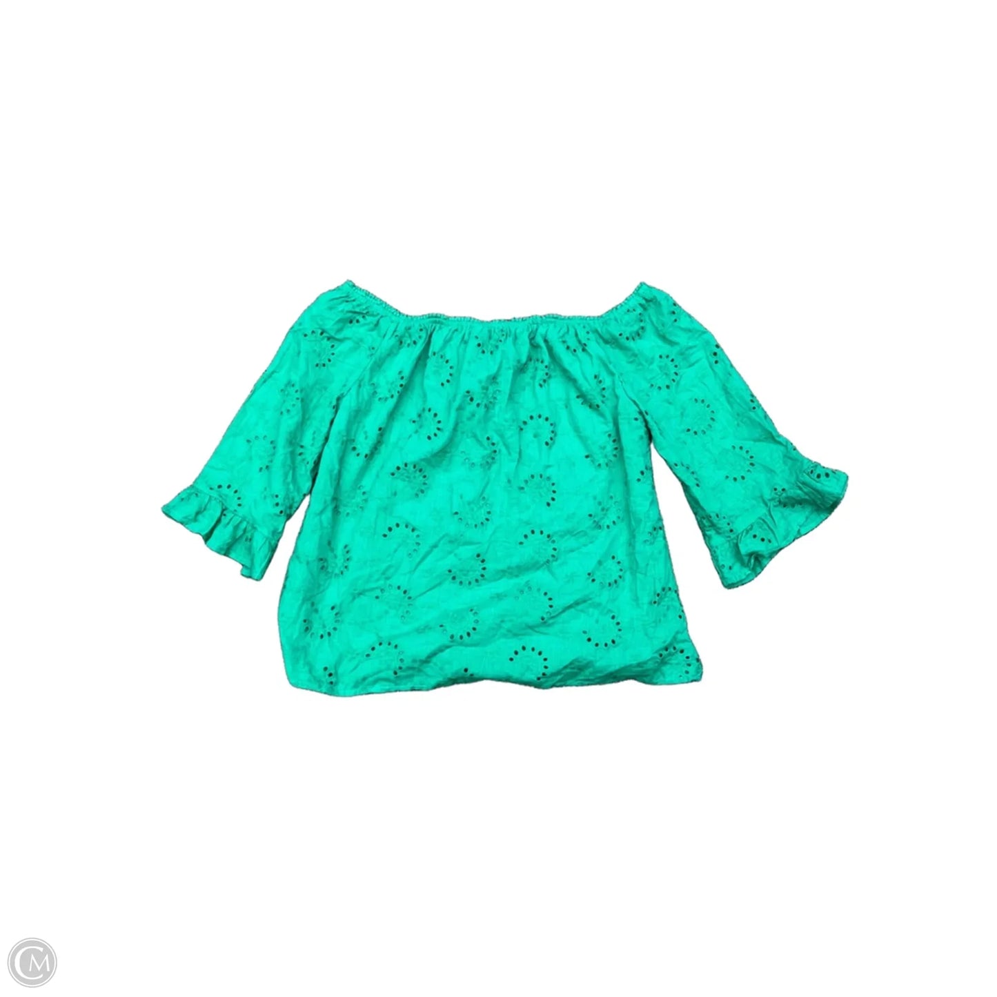 Top 3/4 Sleeve By Andree By Unit In Grey, Size: S