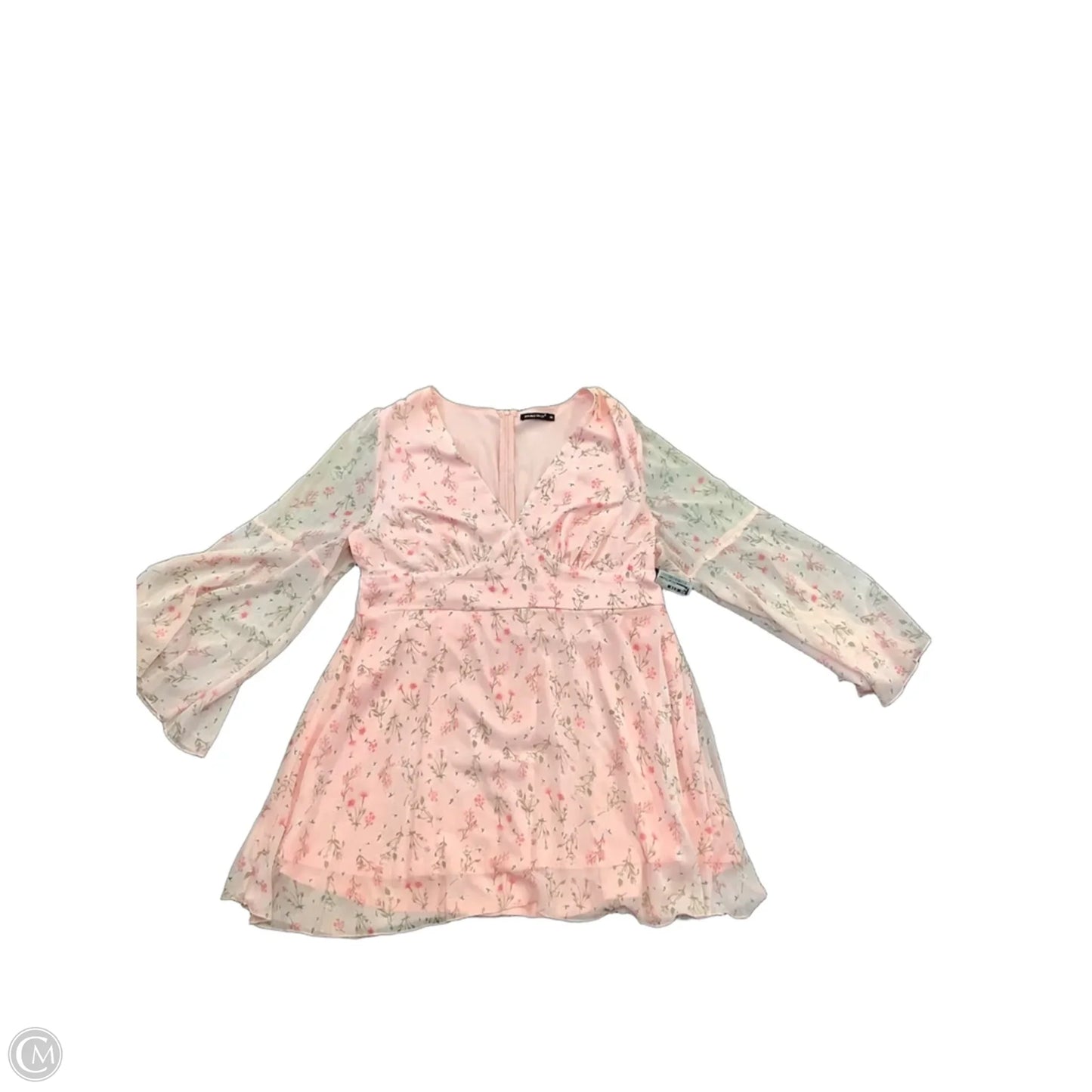 Dress Party Short By Clothes Mentor In Pink, Size: 3x