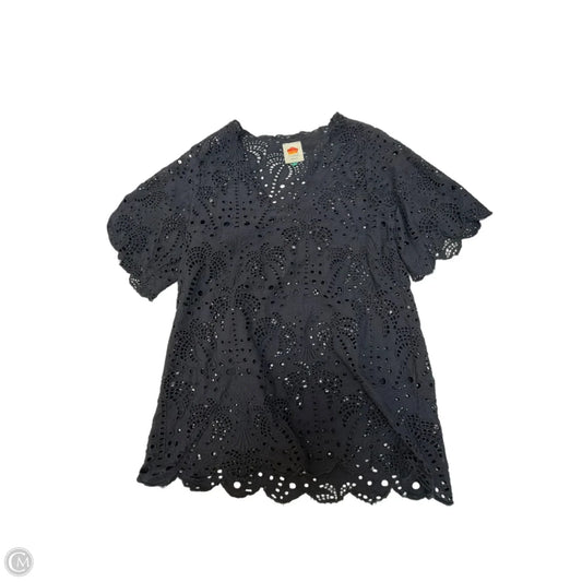 Top Long Sleeve Designer By Farm Rio In Black, Size: S