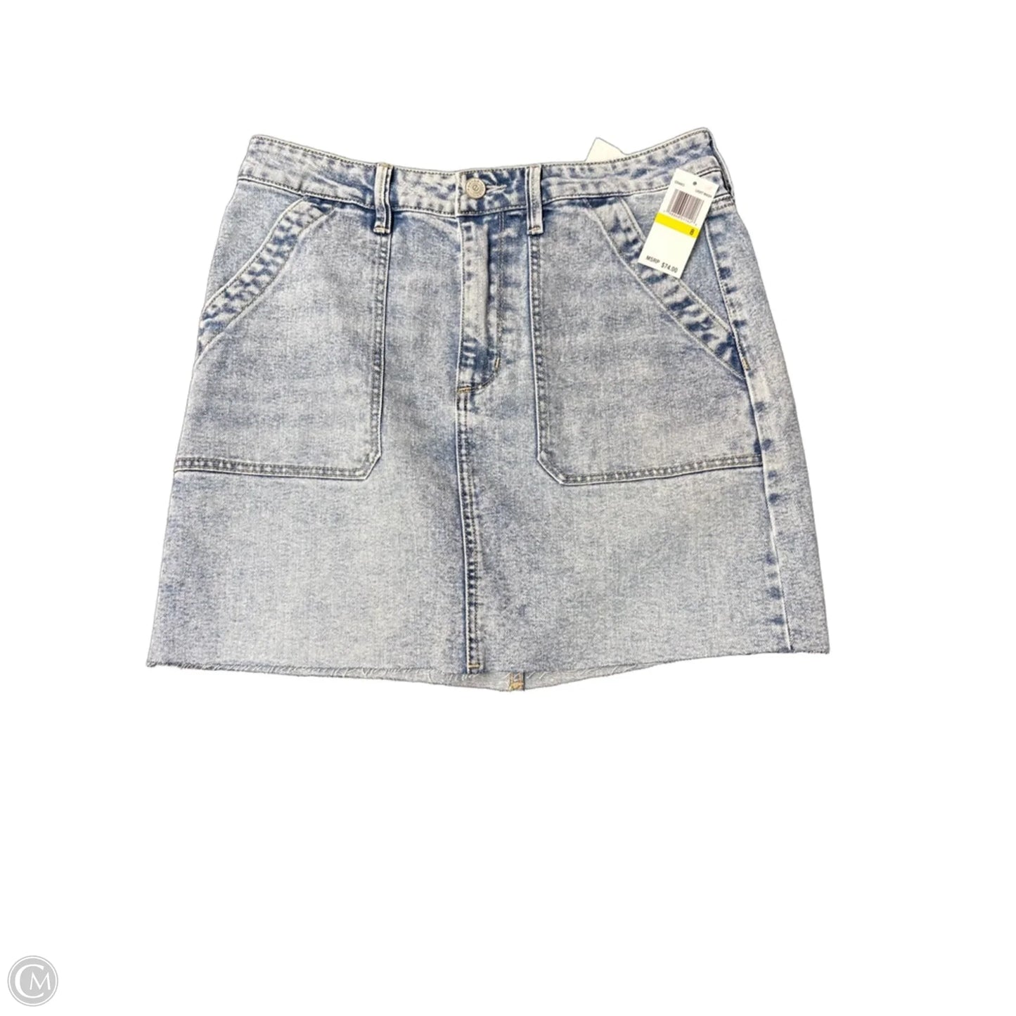 Skirt Mini & Short By Clothes Mentor In Blue Denim, Size: 8