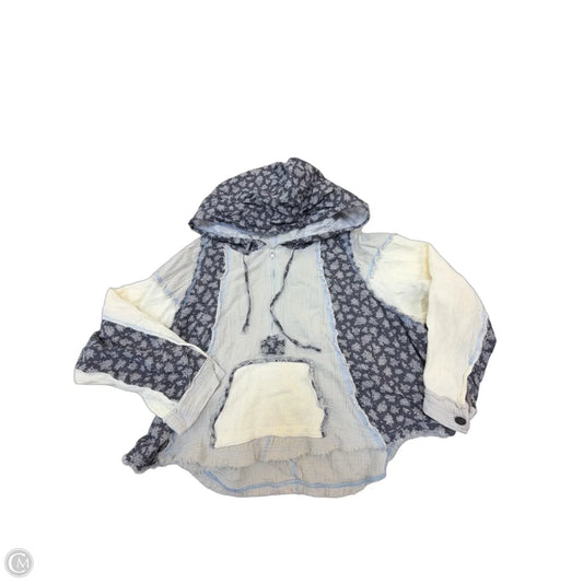 Sweatshirt Hoodie By Pol In Blue, Size: Mp