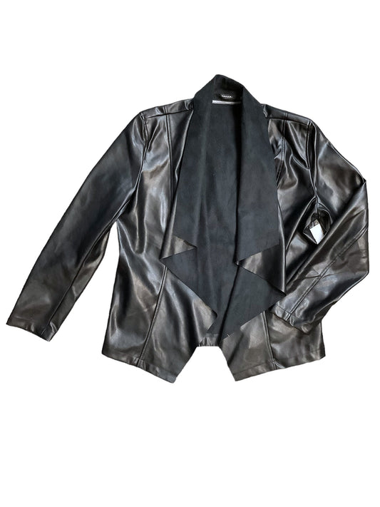 Jacket Faux Leather By Tahari By Arthur Levine  Size: M