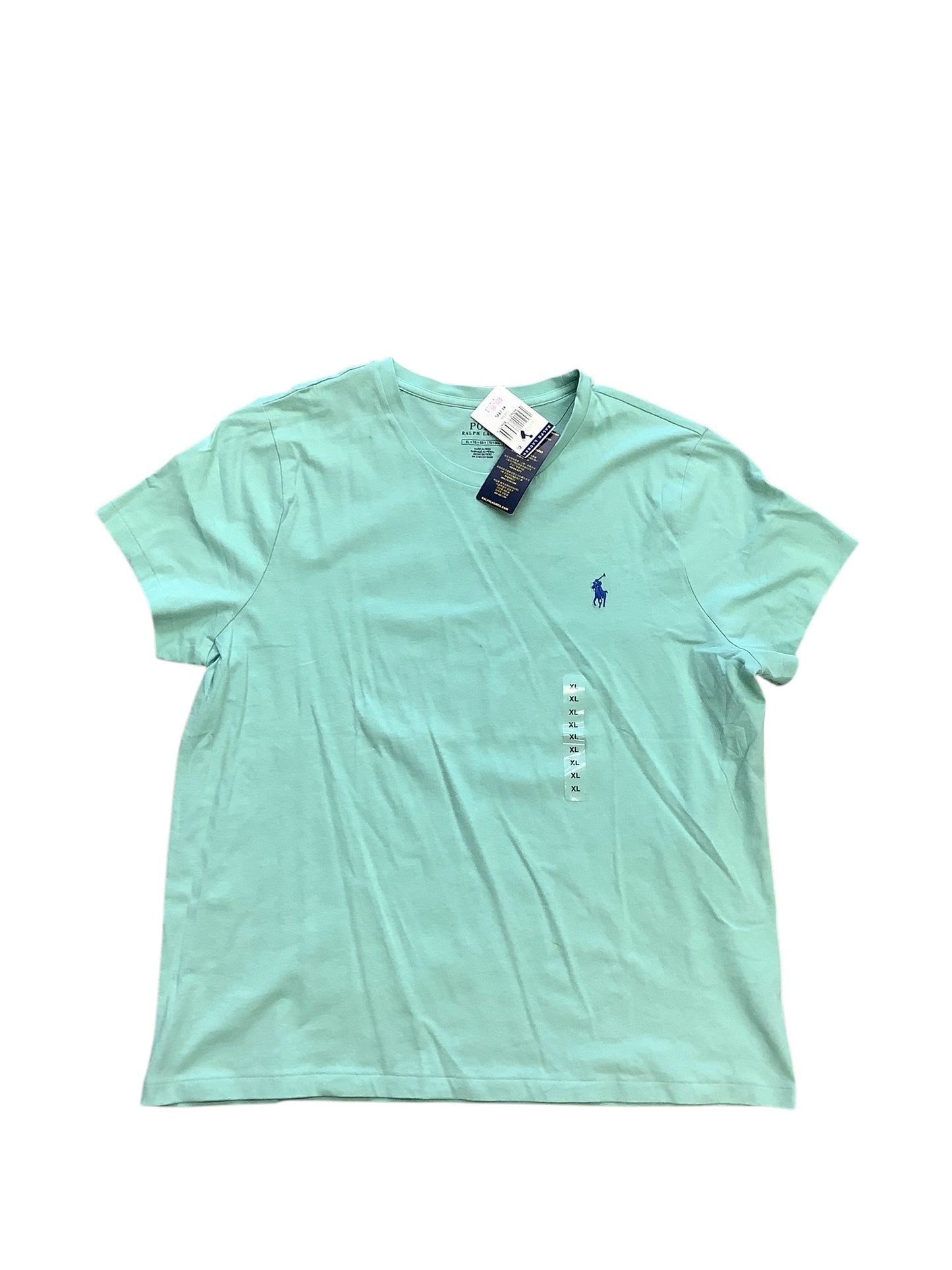 Top Short Sleeve Basic By Polo Ralph Lauren In Teal, Size: Xl