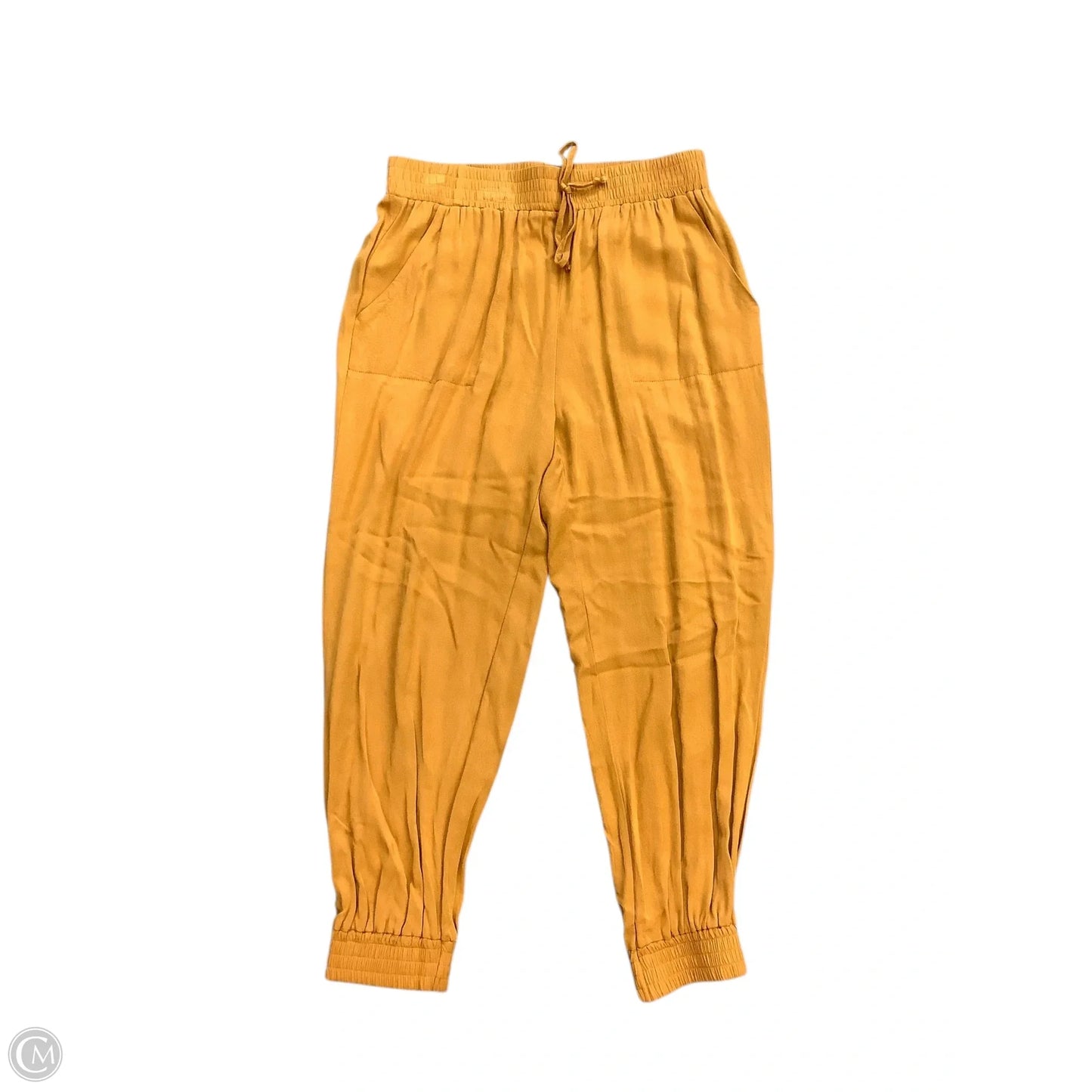 Pants Joggers By Hem & Thread In Yellow, Size: S