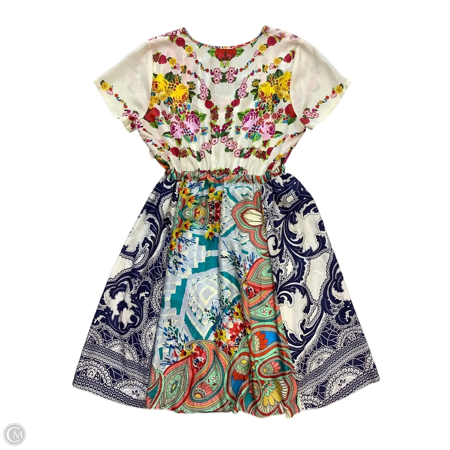 Dress Party Midi By Johnny Was In Floral Print, Size: S