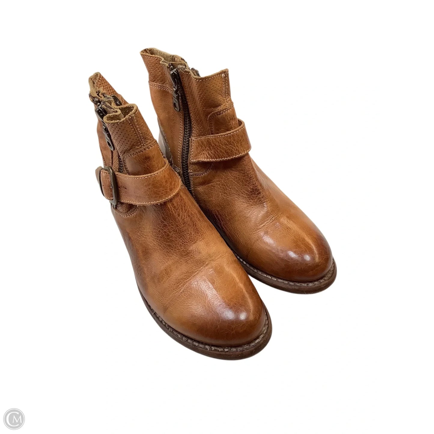 Boots Ankle Flats By Bed Stu In Brown, Size: 6