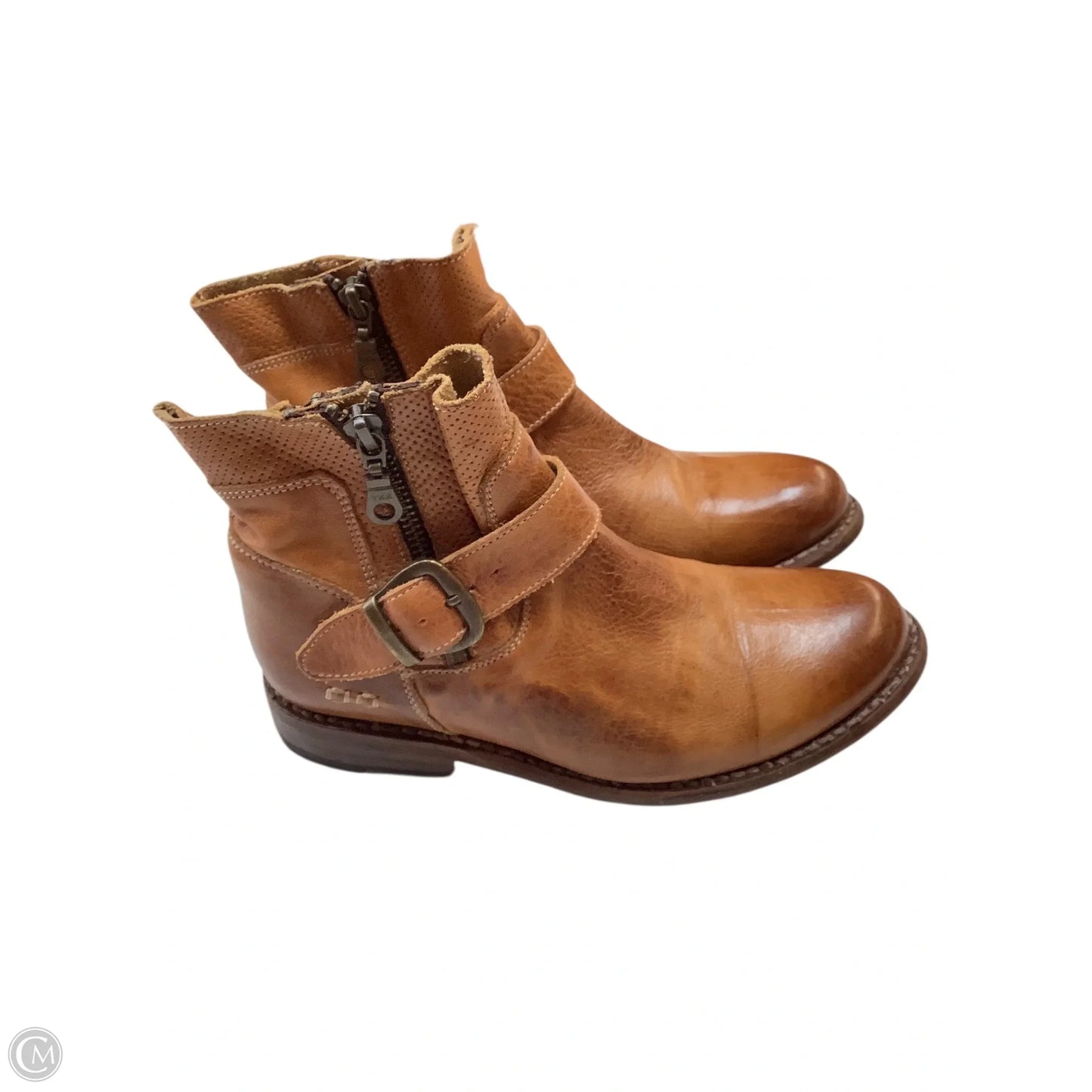 Boots Ankle Flats By Bed Stu In Brown, Size: 6