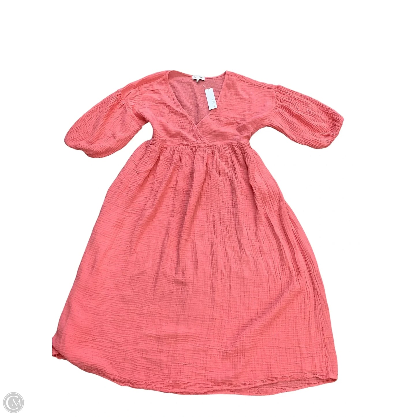 Dress Casual Midi By Michael Stars In Peach, Size: L