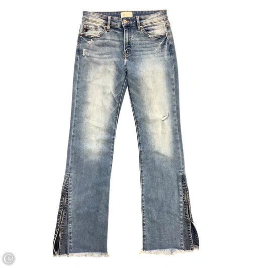 Jeans Flared By Kancan In Blue Denim, Size: 6(7/27)