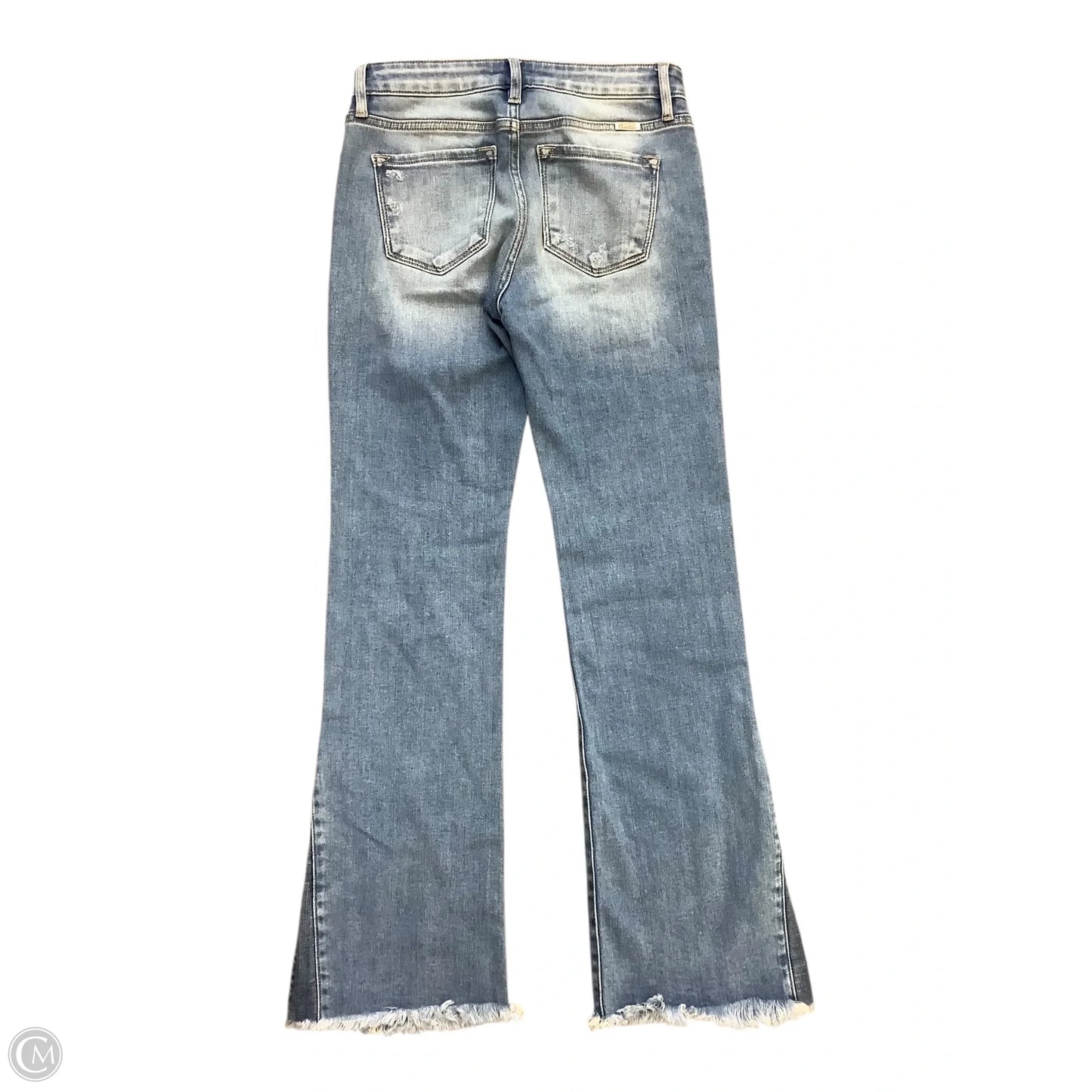 Jeans Flared By Kancan In Blue Denim, Size: 6(7/27)