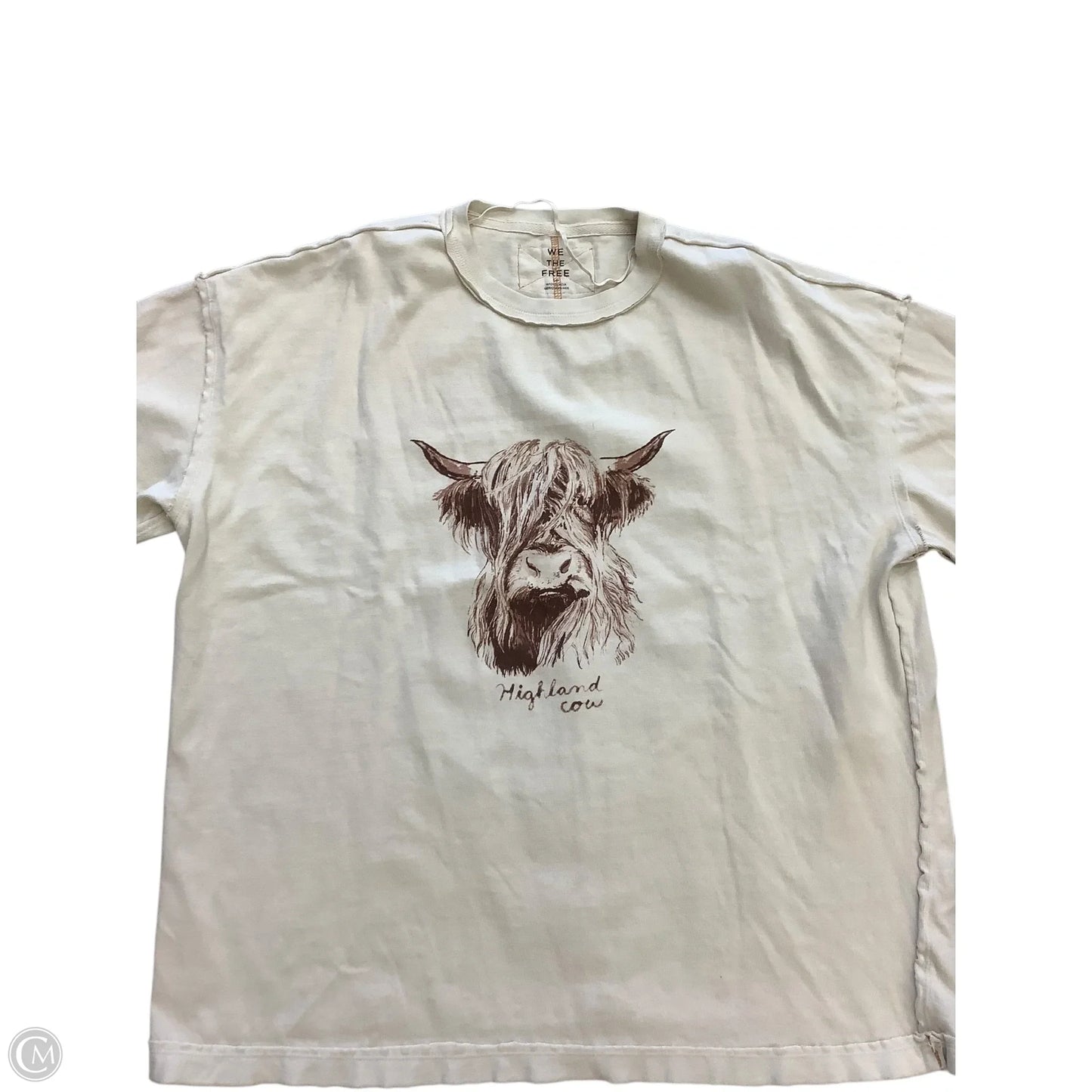 Top Short Sleeve By We The Free In Tan, Size: S