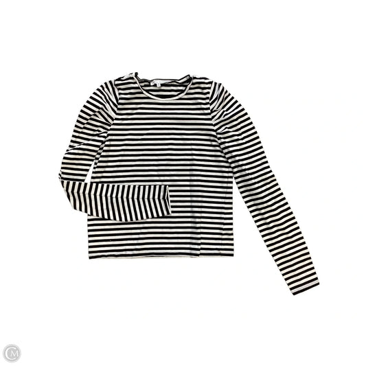 Top Long Sleeve Designer By Rebecca Minkoff In Black & White, Size: M