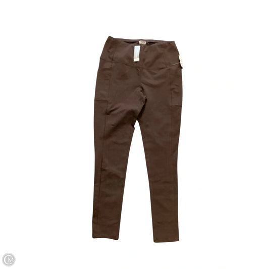 Athletic Leggings By Chicos In Brown, Size: M