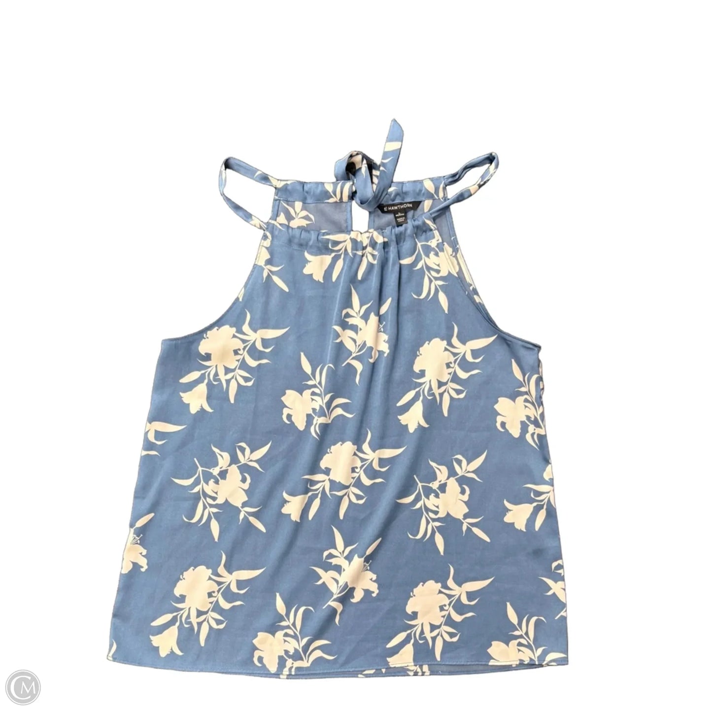 Blouse Sleeveless By 41 Hawthorn In Blue, Size: L