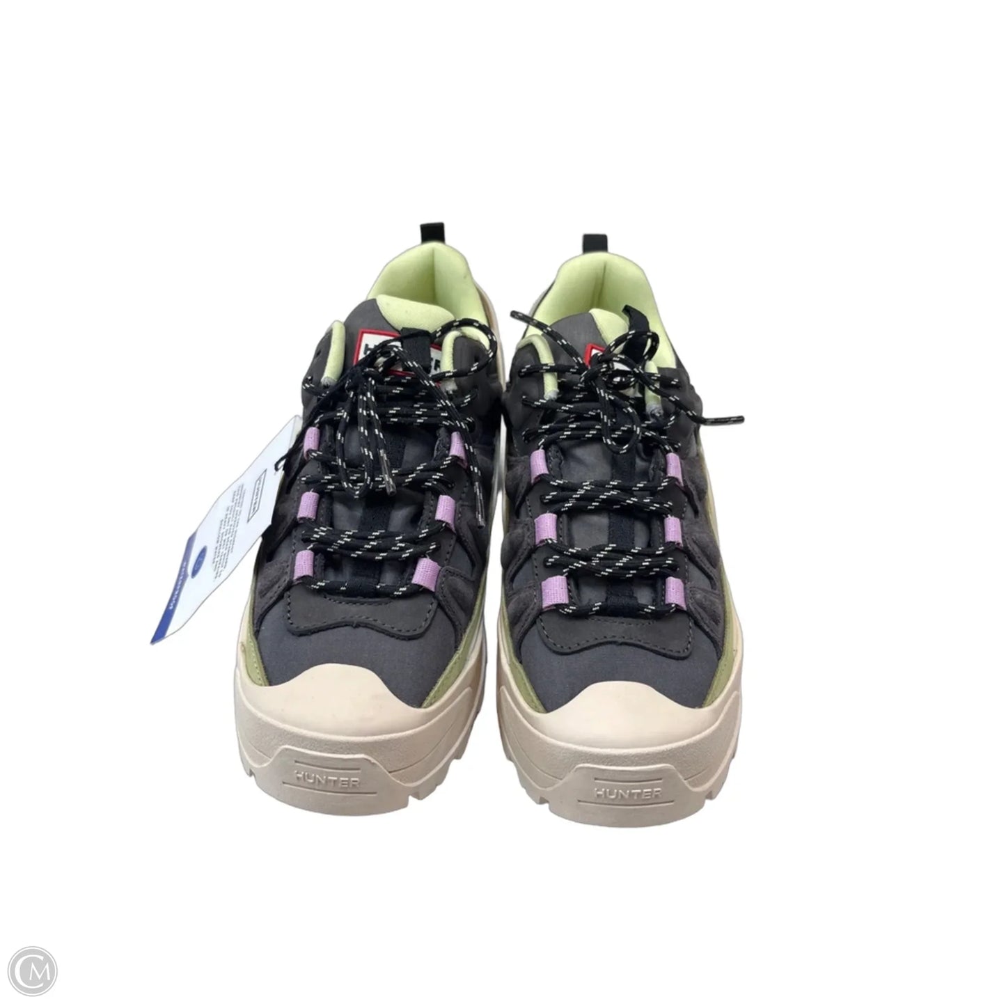 Shoes Hiking By Hunter In Green & Grey, Size: 7