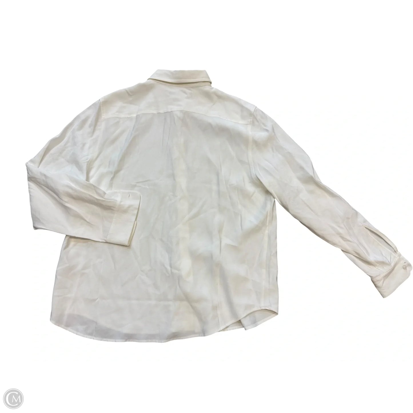 Blouse Long Sleeve By Cmc In White, Size: Xs