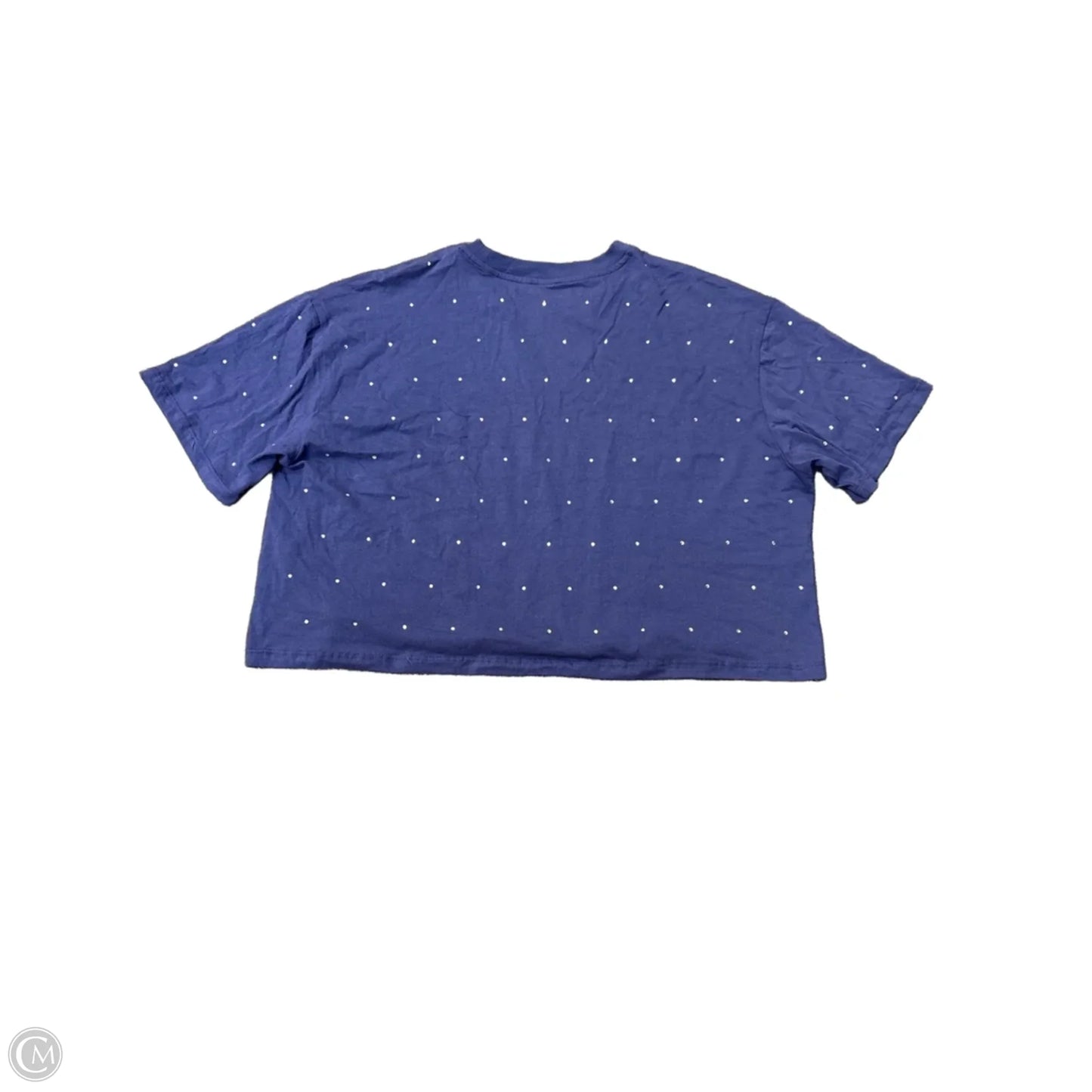 Top Short Sleeve Basic By Clothes Mentor In Blue, Size: L