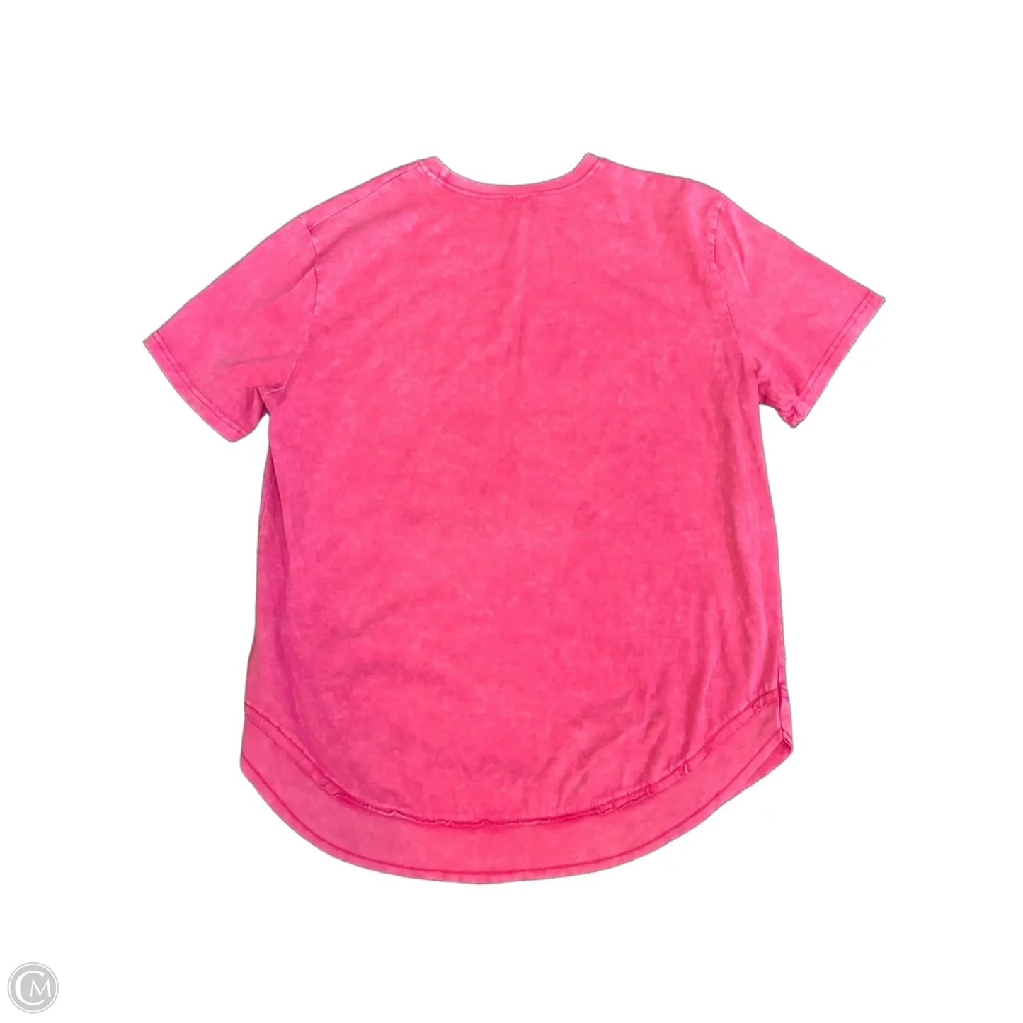 Top Short Sleeve Basic By Clothes Mentor In Pink, Size: L