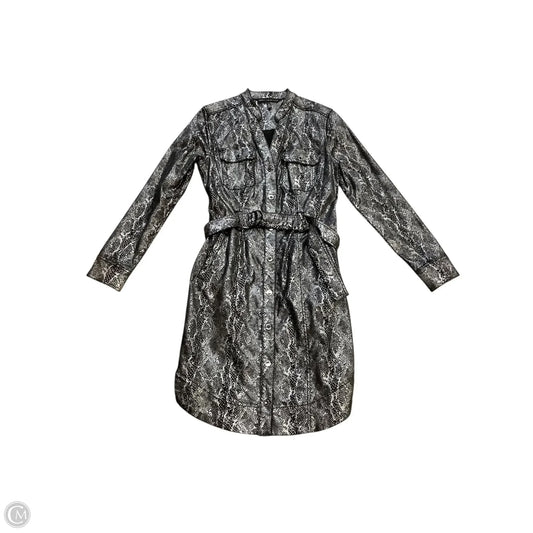 Dress Party Midi By White House Black Market In Silver, Size: 4