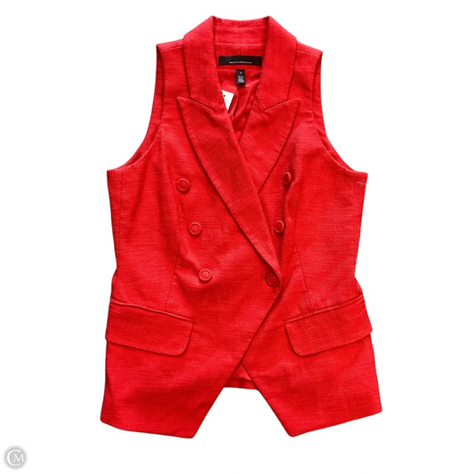 Blazer Vest By White House Black Market In Red, Size: 2