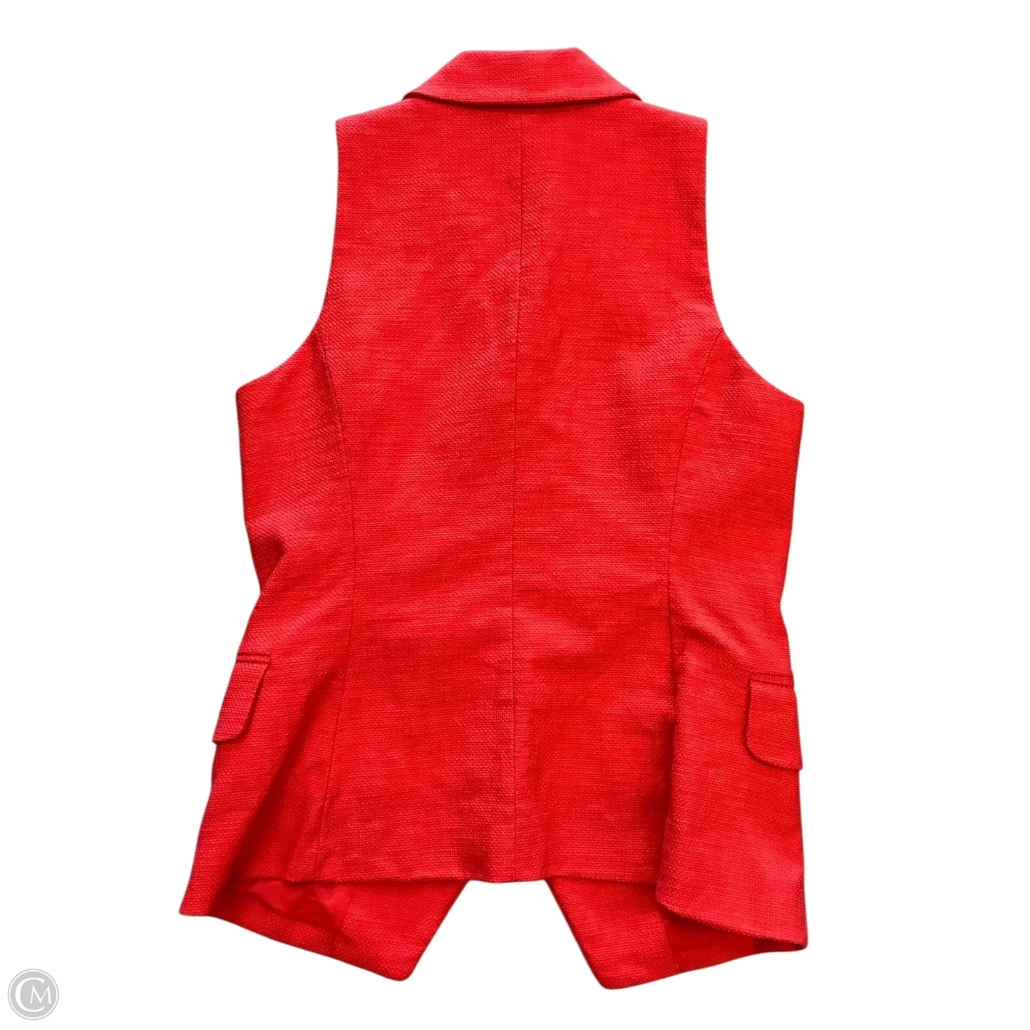 Blazer Vest By White House Black Market In Red, Size: 2