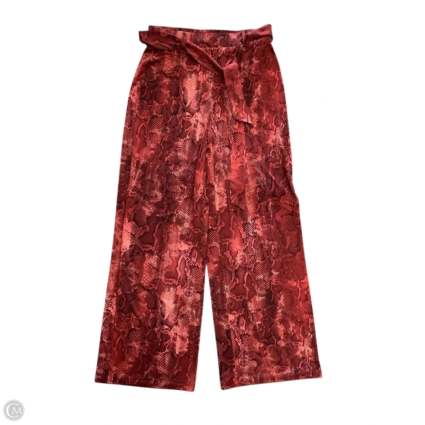 Pants Wide Leg By White House Black Market In Red, Size: Xs