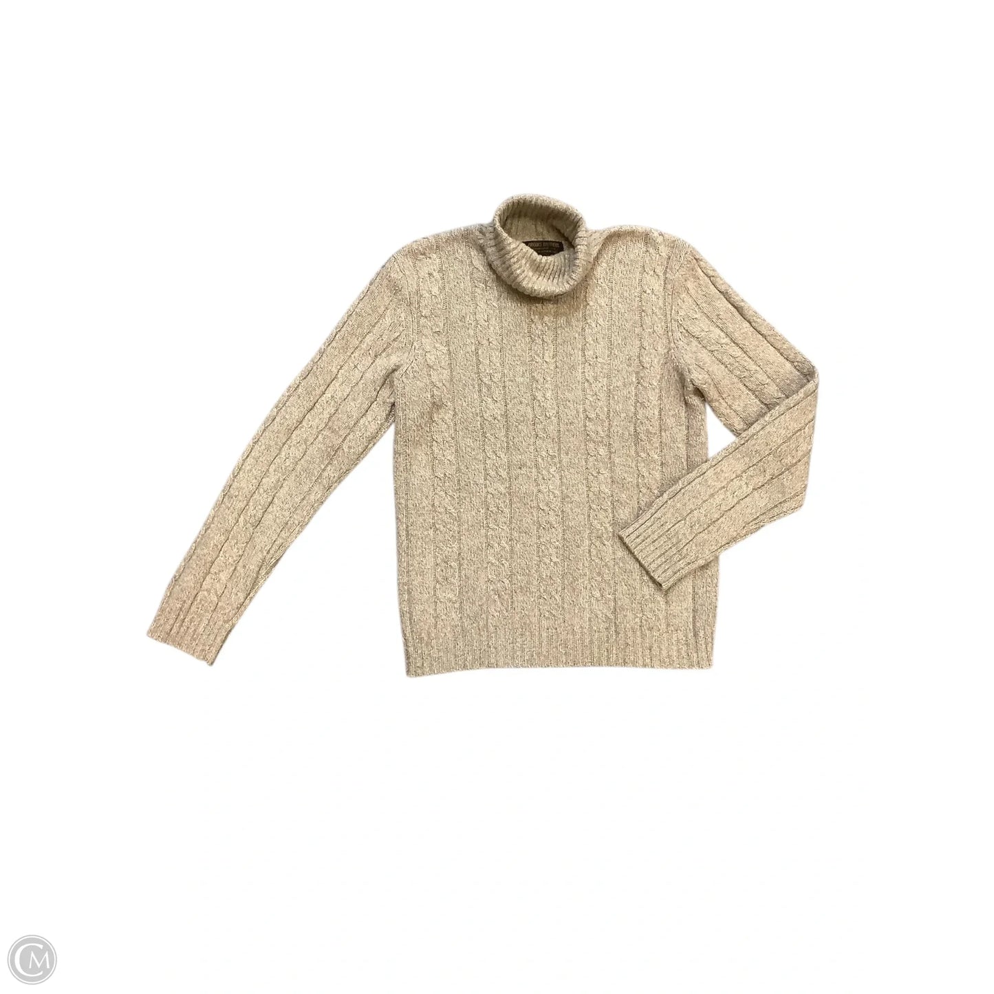Sweater By Brooks Brothers In Tan, Size: S
