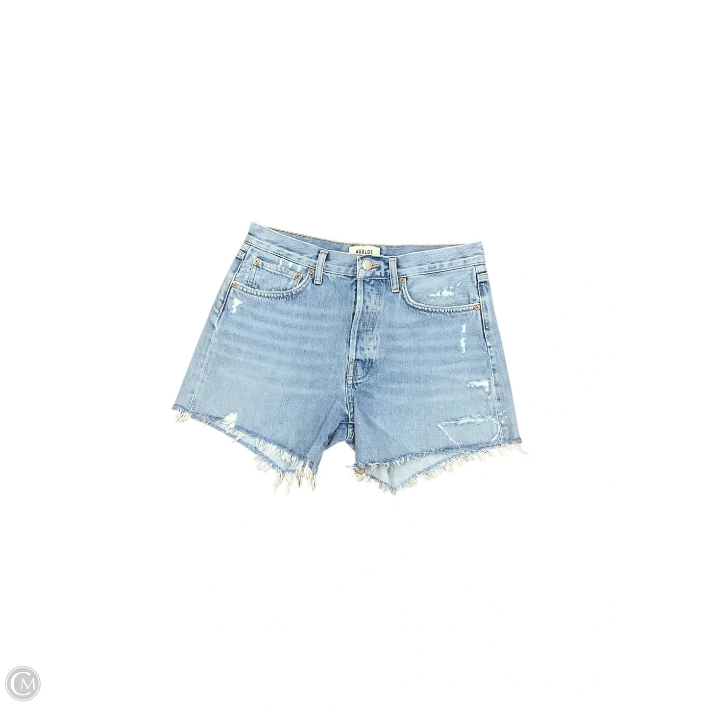 Shorts By Agolde In Blue Denim, Size: 4