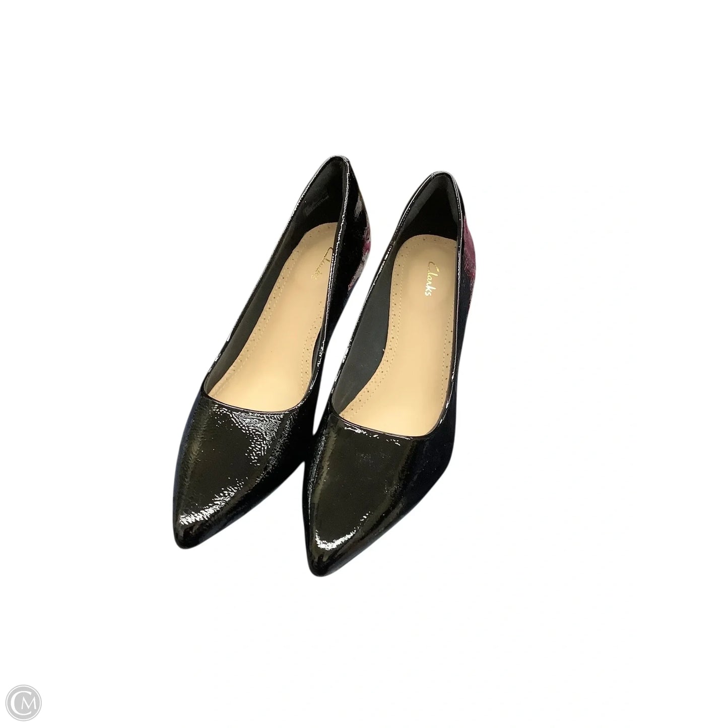 Shoes Heels Kitten By Clarks In Black, Size: 7