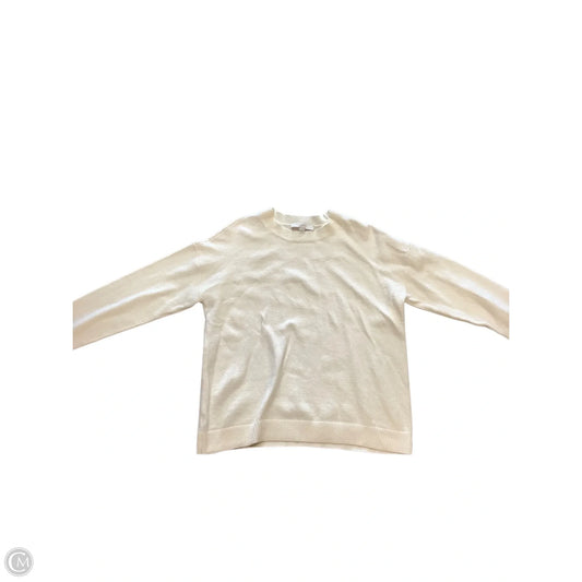 Sweater By Loft In Cream, Size: L