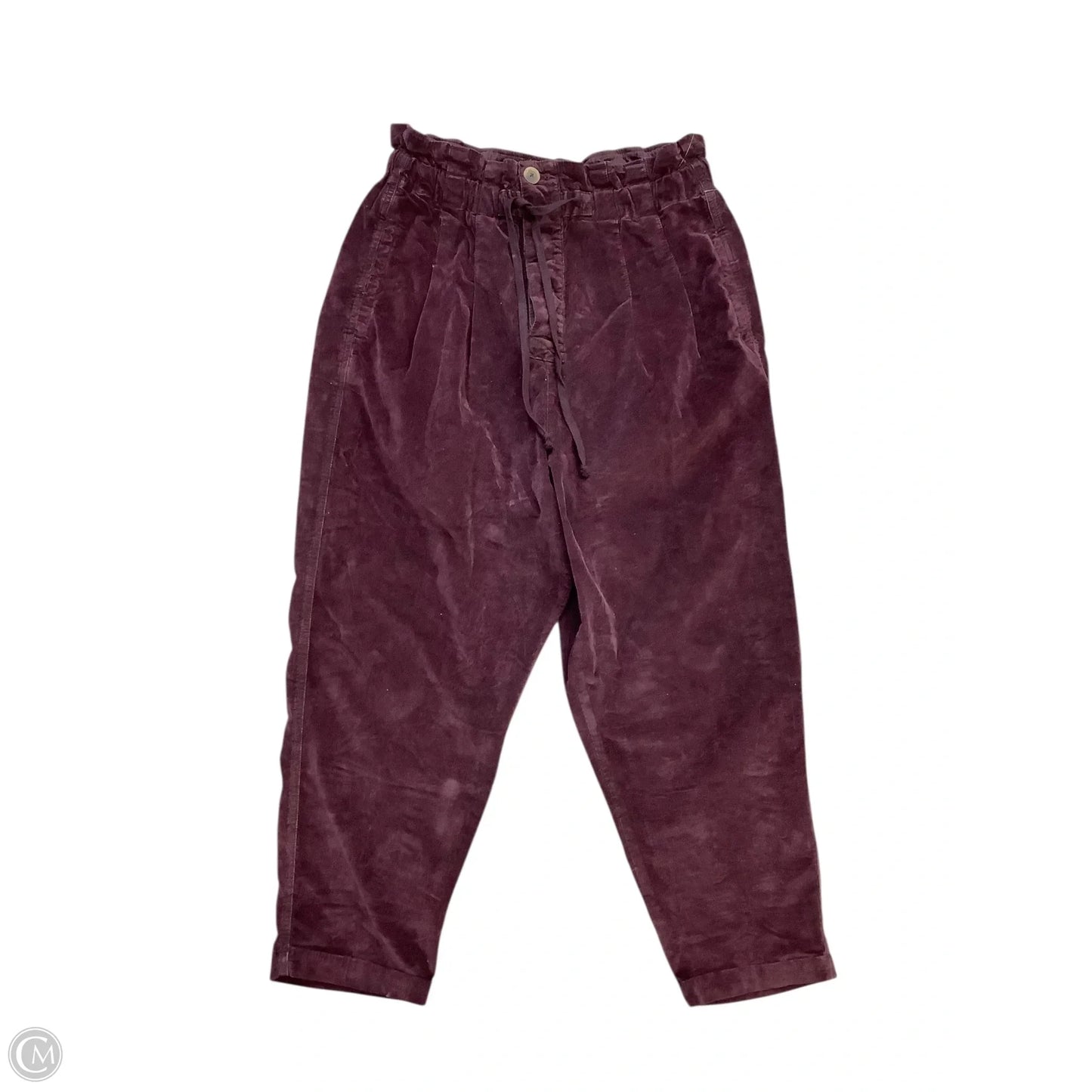 Pants Corduroy By Free People In Purple, Size: L