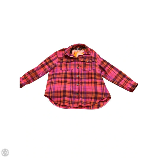 Top Long Sleeve By Johnny Was In Pink, Size: Xl