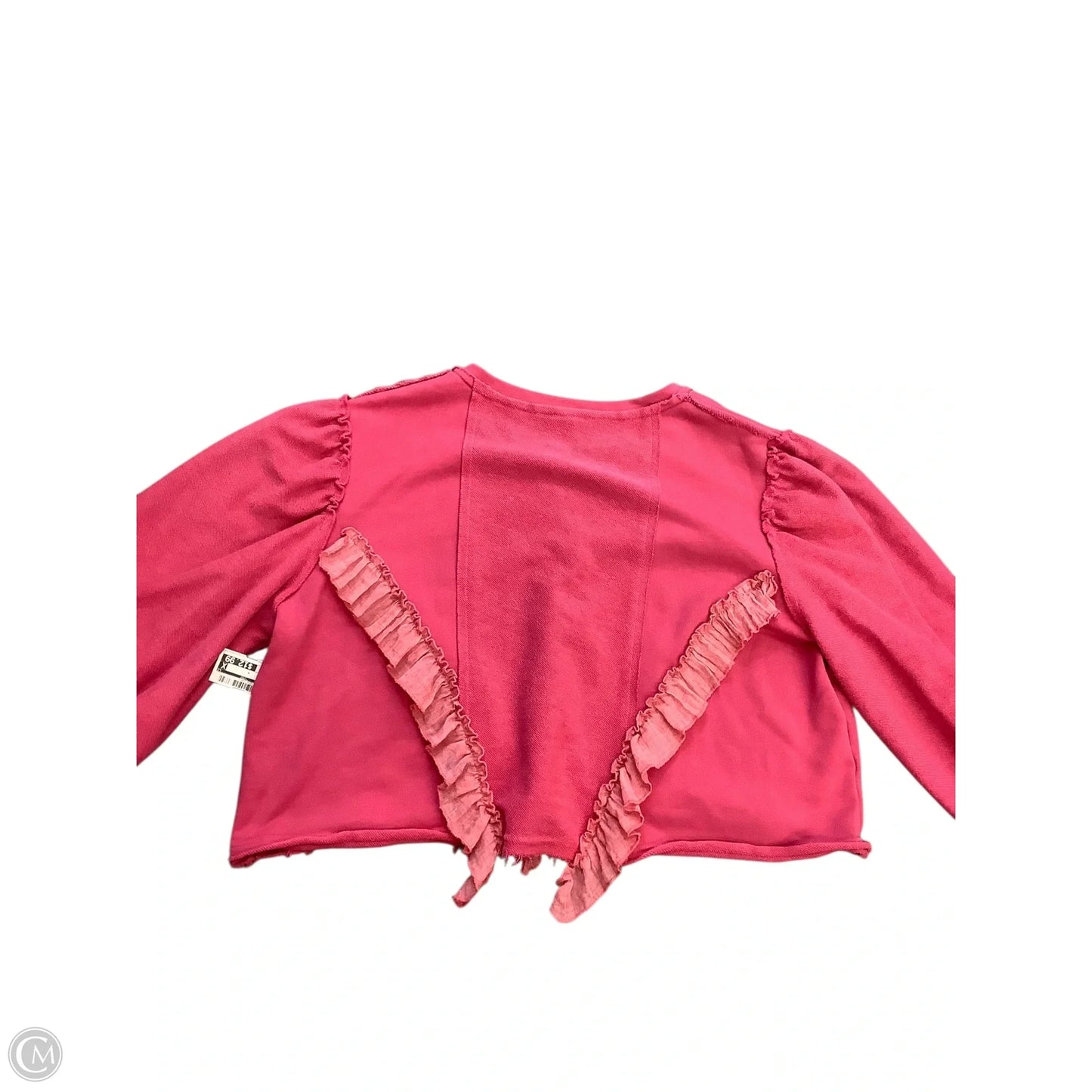 Top Long Sleeve By Pol In Pink, Size: M