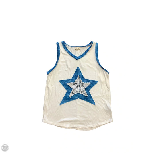 Top Sleeveless Basic By Pol In White, Size: M