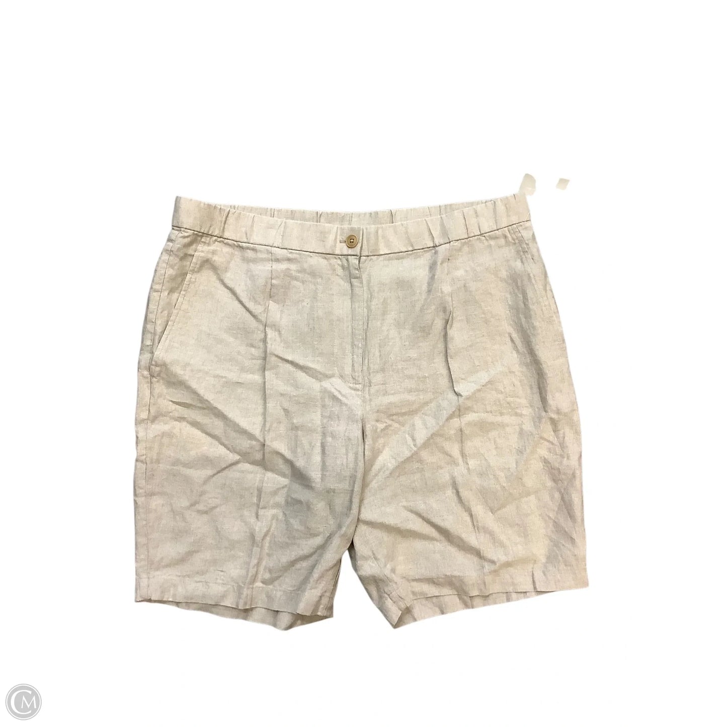 Shorts By Eileen Fisher In Tan, Size: L