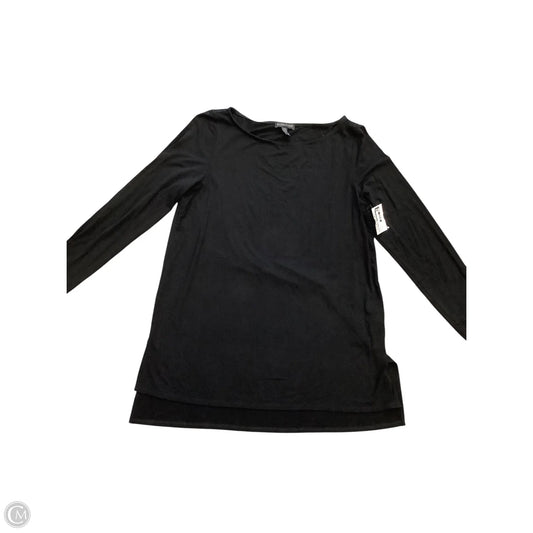 Top Long Sleeve By Eileen Fisher In Black, Size: S