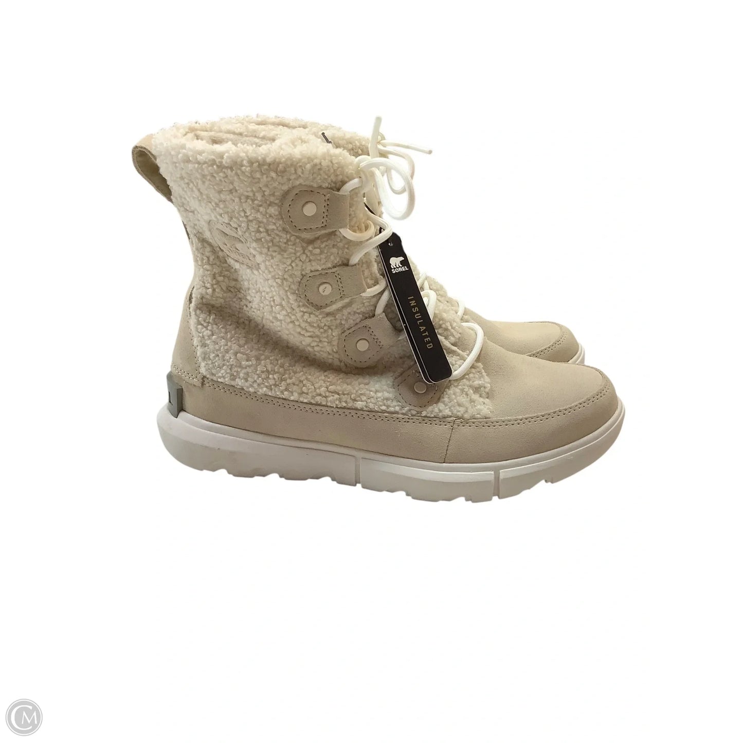 Boots Snow By Sorel In Cream, Size: 8.5