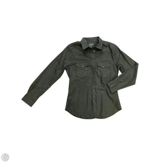 Top Long Sleeve By Cma In Grey, Size: M