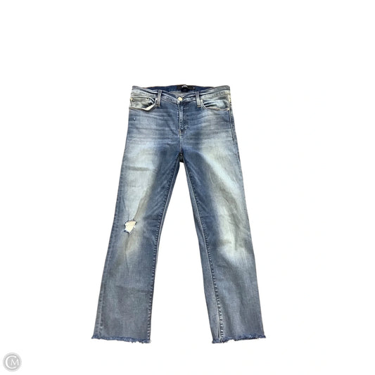 Jeans Flared By Hudson In Blue Denim, Size: 10(29)