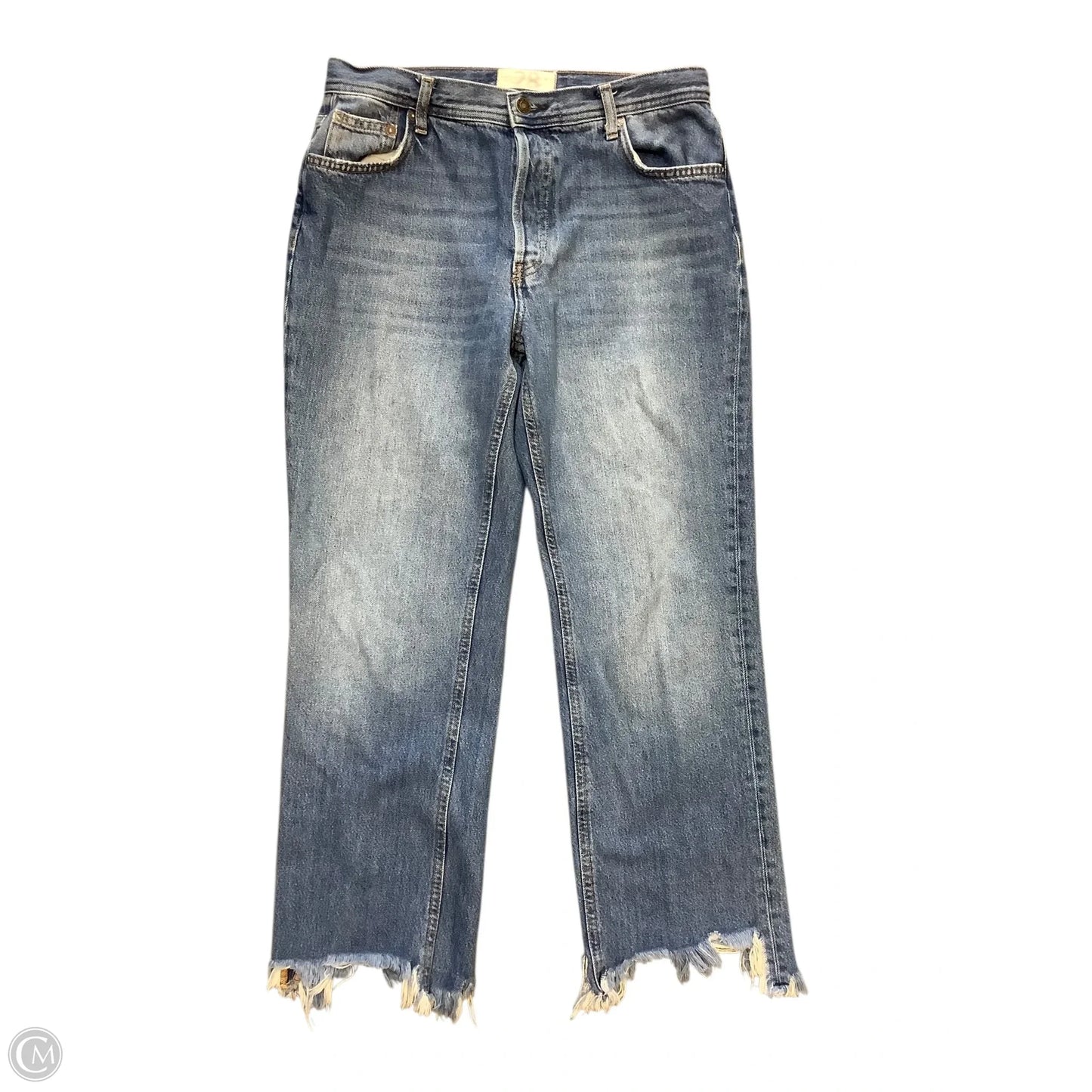Jeans Straight By We The Free In Blue Denim, Size: 6(28)