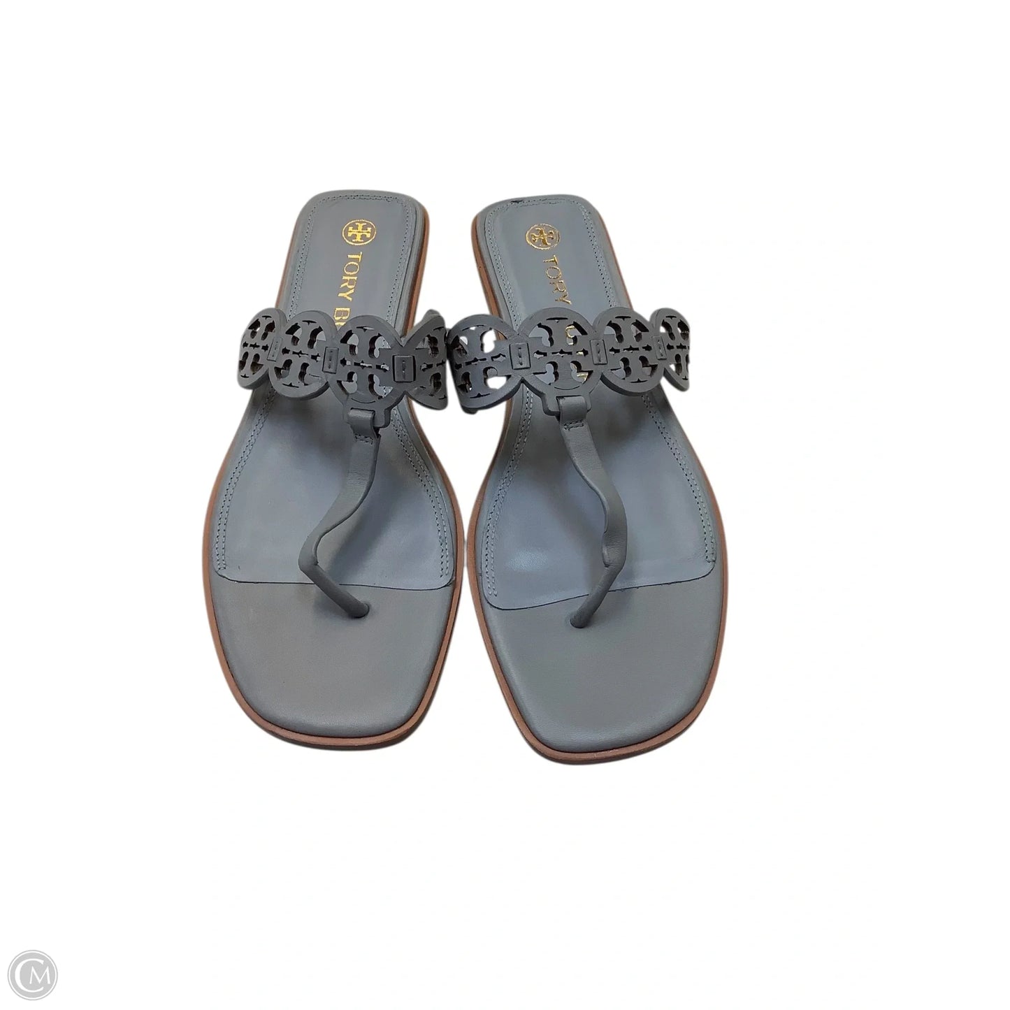 Sandals Designer By Tory Burch In Blue, Size: 10