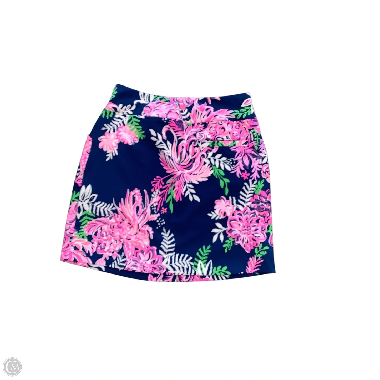 Skort Designer By Lilly Pulitzer In Blue & Pink, Size: 0