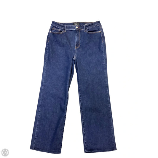 Jeans Straight By Judy Blue In Blue Denim, Size: 14